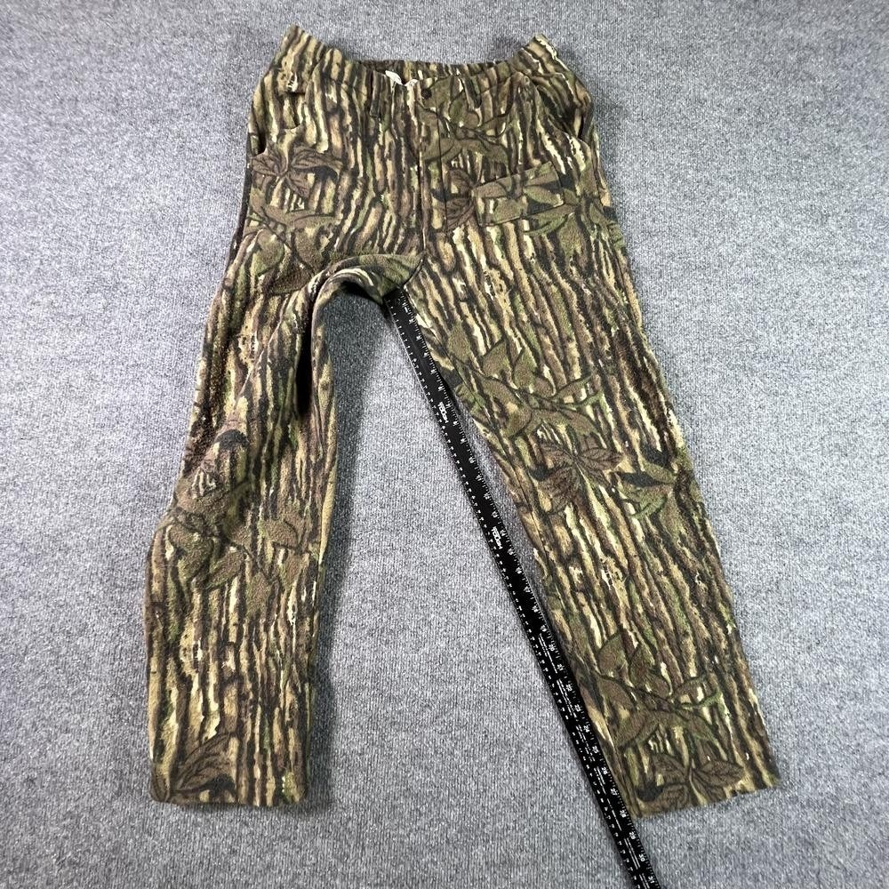 Vintage Walls Hunting Pant Mens 32x28 Green Straight Lined Tree-Bark Outdoor USA - Picture 5 of 16